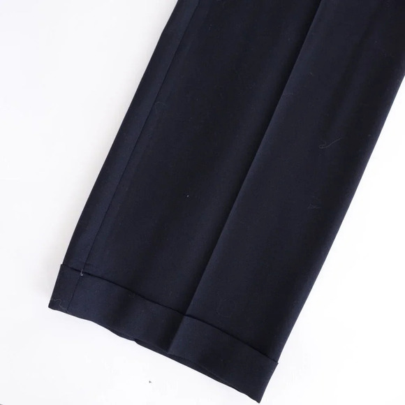 Statfford Navy/Black 100%  Wool Suit and Pant Set Size 32/30 Pant - Picture 8 of 16